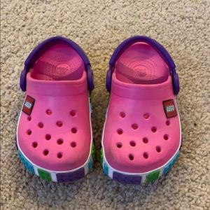 Toddlers’ LEGO Pink Crocs - Size 8/9